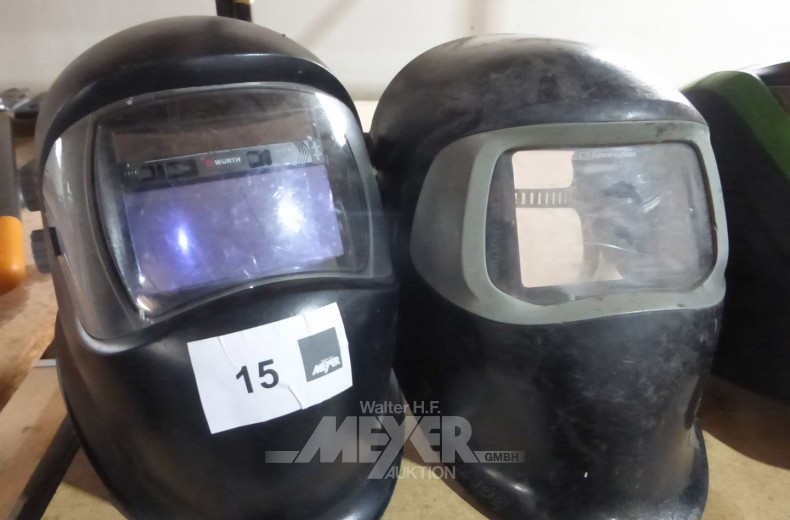 2 Schweißhelme