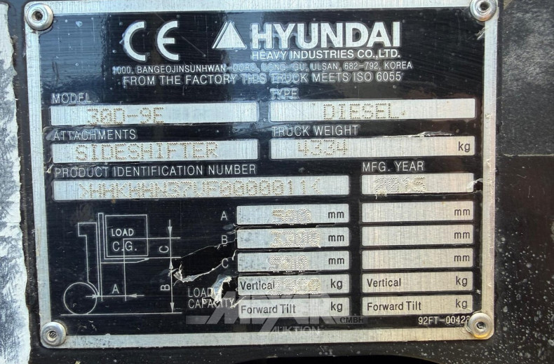 Gabelstapler Hyundai 30D-9E
