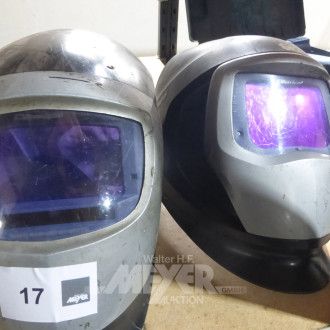 2 Schweißhelme