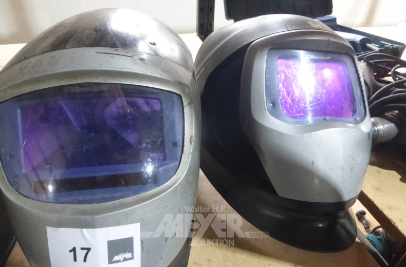 2 Schweißhelme