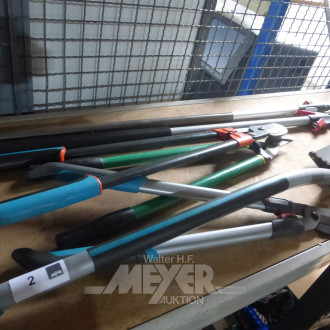 Posten Gartenwerkzeuge, best. aus: