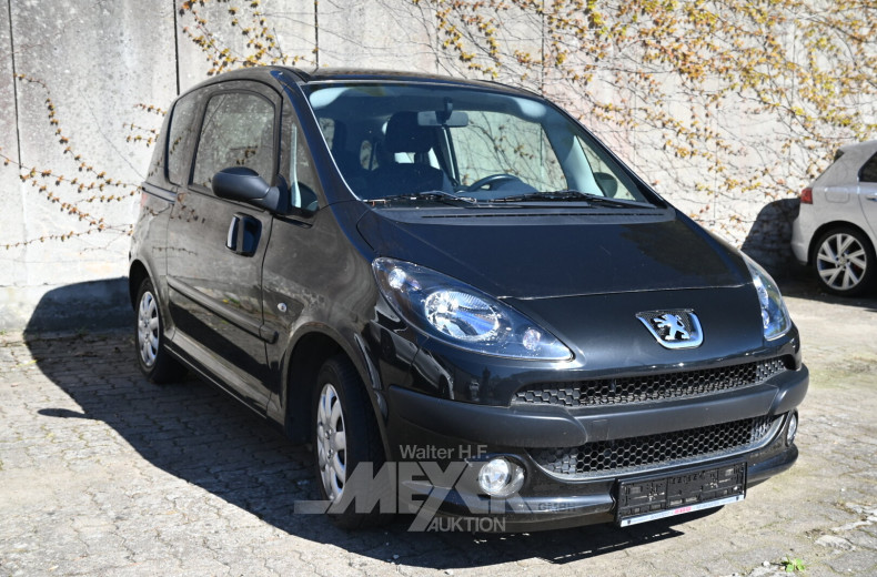 Peugeot 1007, schwarz