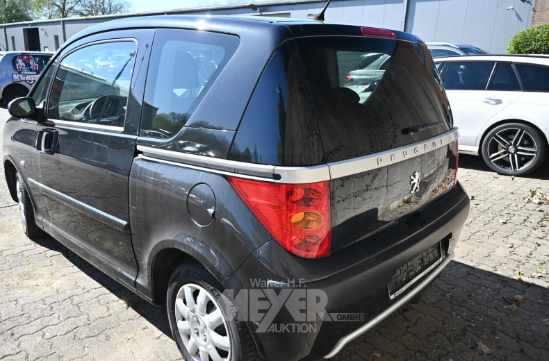 Peugeot 1007, schwarz