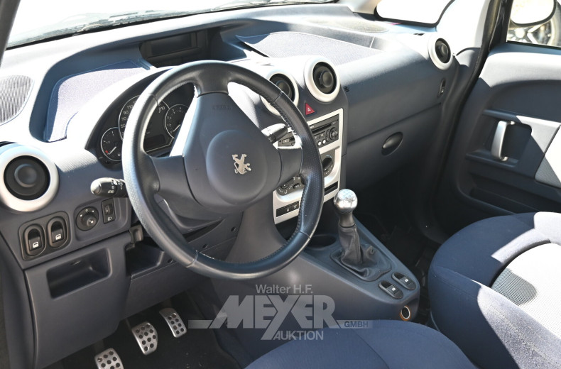 Peugeot 1007, schwarz