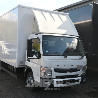 LKW Mitsubishi Fuso, Kofferaufbau mit Ladebordwand Dhollandia