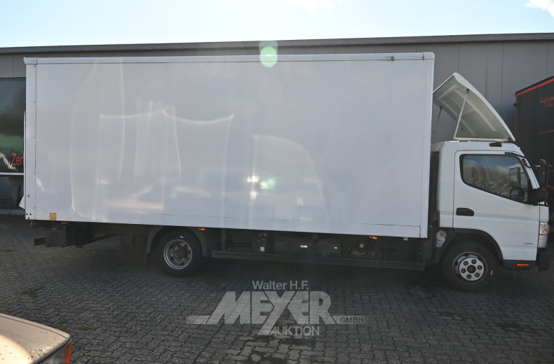 LKW Mitsubishi Fuso, Kofferaufbau mit Ladebordwand Dhollandia