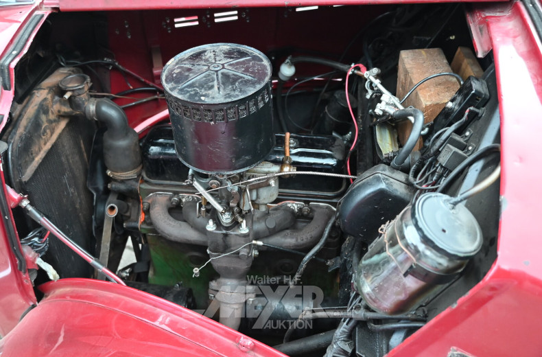 Vauxhall Typ 12, rot, linkslenker