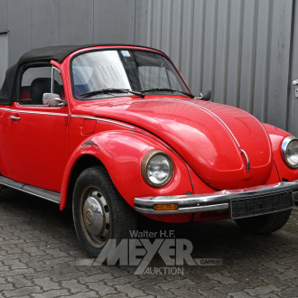 Volkswagen Käfer 1200, Biebercabrio, rot