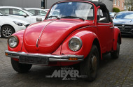 Volkswagen Käfer 1200, Biebercabrio, rot