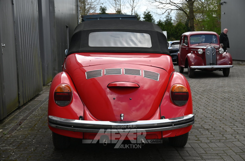Volkswagen Käfer 1200, Biebercabrio, rot