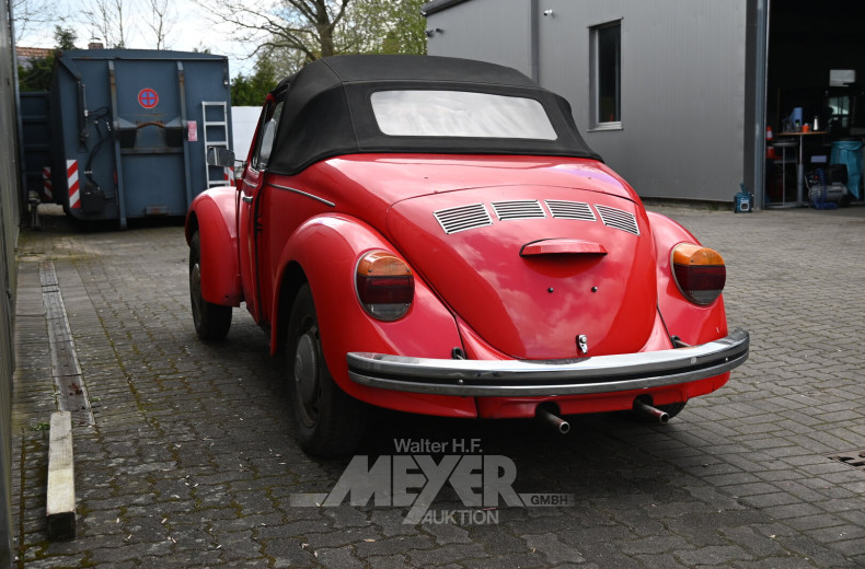 Volkswagen Käfer 1200, Biebercabrio, rot