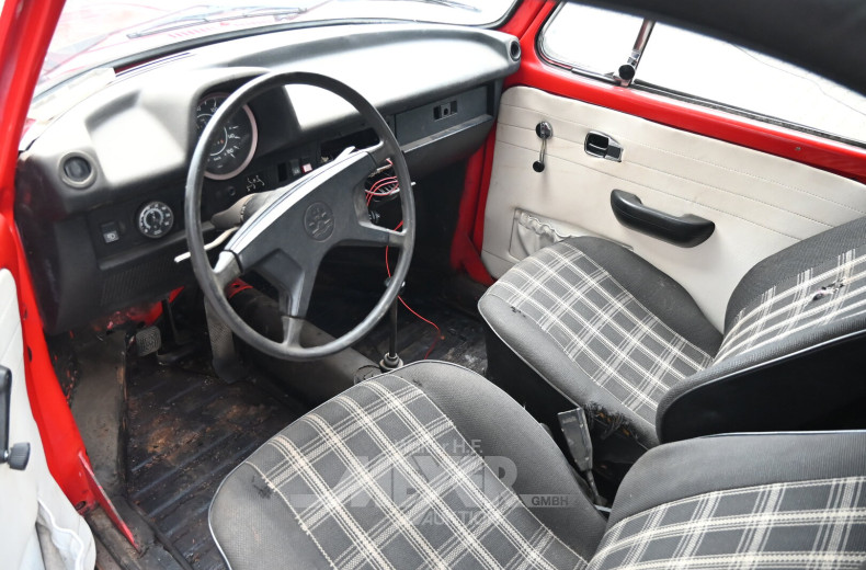 Volkswagen Käfer 1200, Biebercabrio, rot