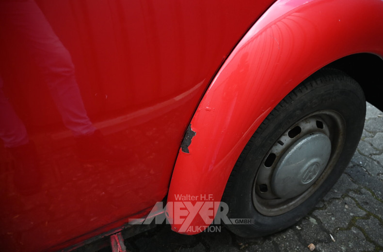 Volkswagen Käfer 1200, Biebercabrio, rot