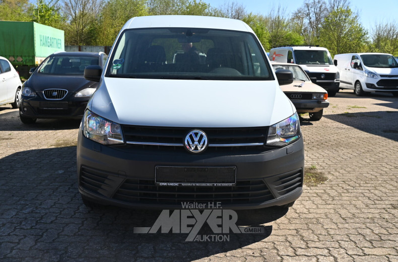 Volkswagen Caddy, hellblau