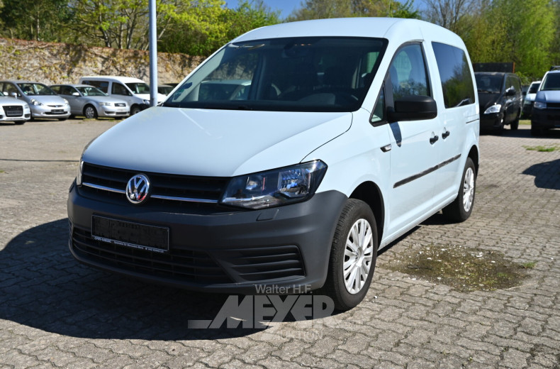 Volkswagen Caddy, hellblau
