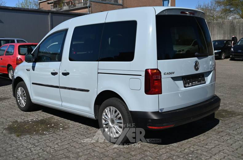 Volkswagen Caddy, hellblau