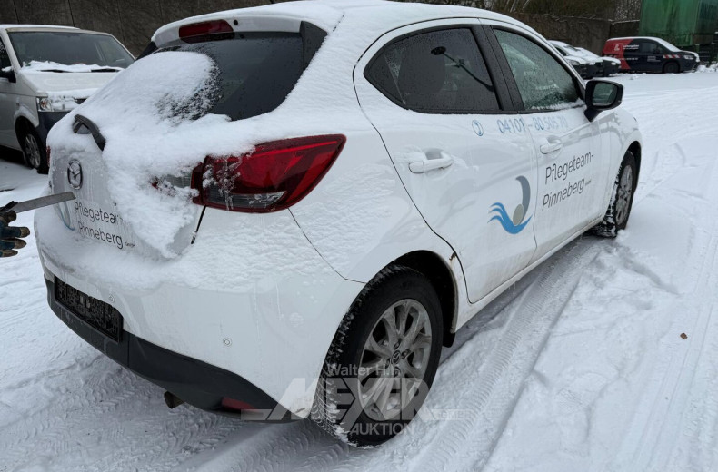 Mazda 2 SKYACTIV-G 90 Aut. Exclusive-Line, arctic white