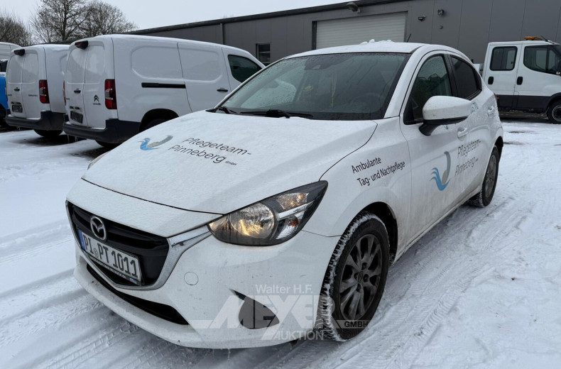 Mazda 2 SKYACTIV-G 90 Aut. Exclusive-Line, arctic white