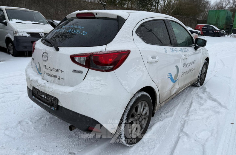 Mazda 2 SKYACTIV-G 90 Aut. Exclusive-Line, arctic white