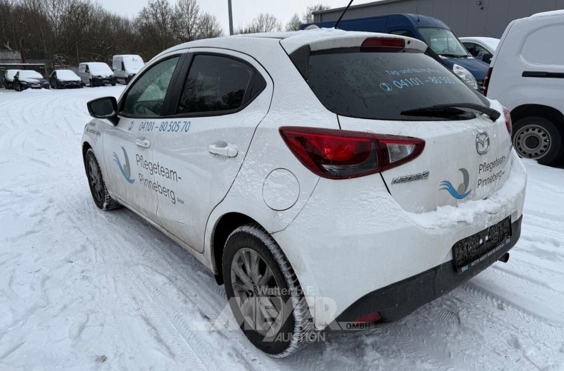 Mazda 2 SKYACTIV-G 90 Aut. Exclusive-Line, arctic white
