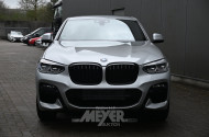 BMW x4 M40d, glaciersilber metallic