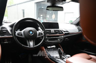 BMW x4 M40d, glaciersilber metallic