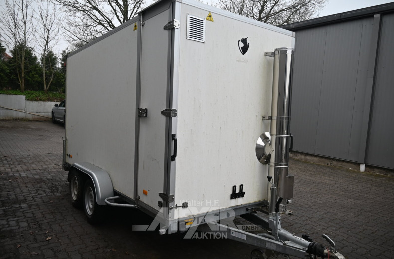 Kofferanhänger WAGENBOUW HAPERT, mit Ölheizug