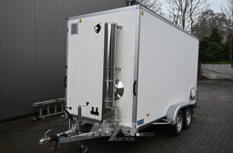 Kofferanhänger WAGENBOUW HAPERT, mit Ölheizug