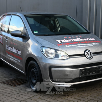 Volkswagen UP, foliert, weiß