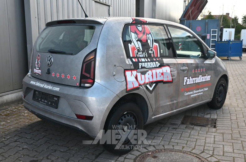 Volkswagen UP, foliert, weiß
