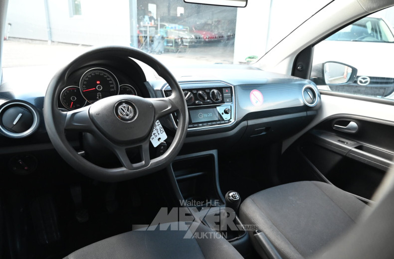 Volkswagen UP, foliert, weiß