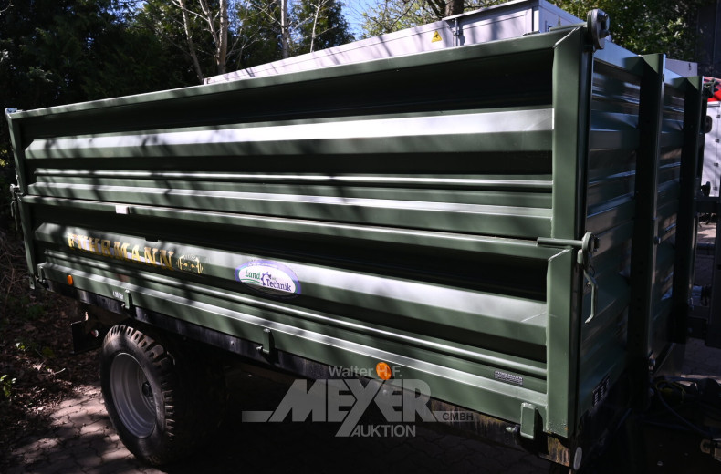 Dreiseiten-Kippanhänger FLIEGL, grün