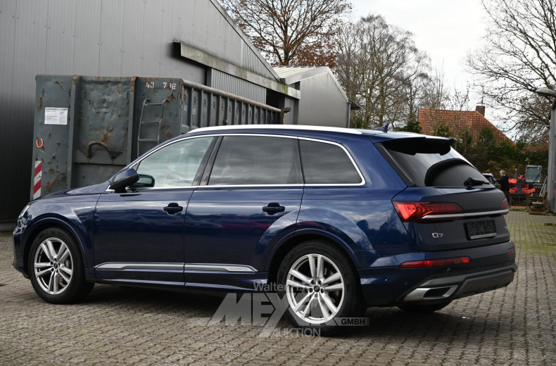 Audi Q7 50 TDI quattro tiptonic S Line, navarra blue metallic