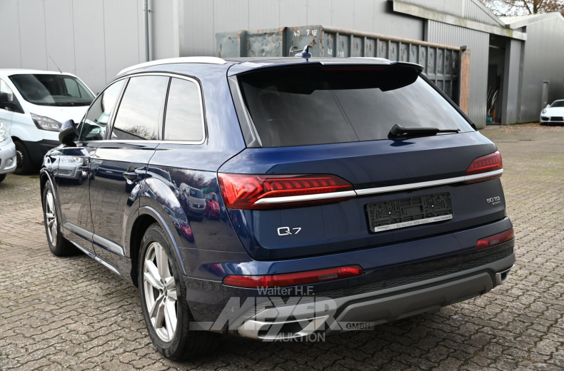 Audi Q7 50 TDI quattro tiptonic S Line, navarra blue metallic