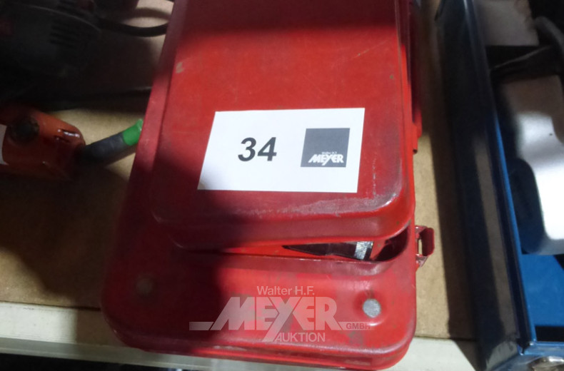 3 div. Steckschlüsselkästen