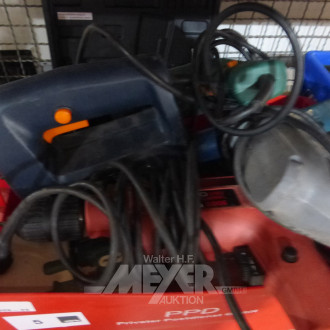 Posten Handmaschinen, best. aus: