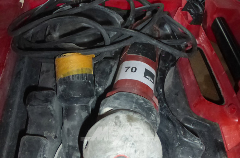 Beton-Winkelschleifmaschine mit Zubehör