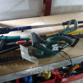 Posten Elektrogartengeräte, best. aus: