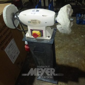 Doppelpolierbock mit Polieraufsätzen