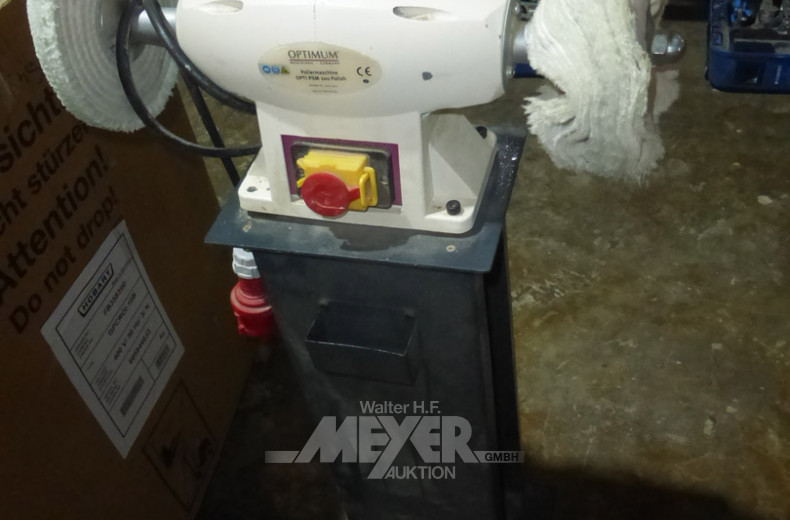 Doppelpolierbock mit Polieraufsätzen