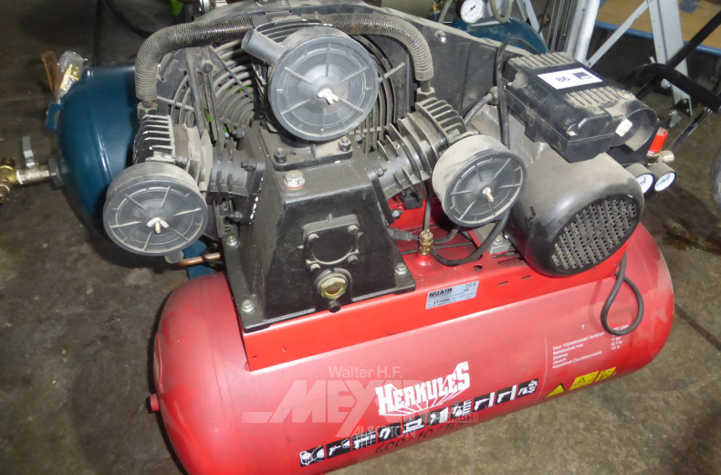 3-Zylinder Kolbenkompressor, fahrbar