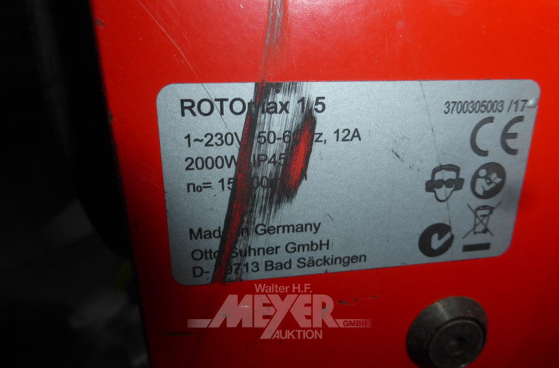 Schleifmotor mit biegsamer Welle, auf Fahrwagen