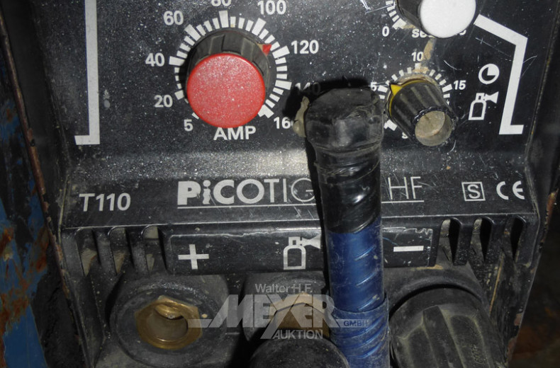 WIG-Schweißgerät auf Fahrwagen