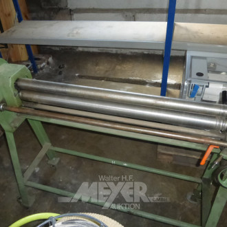 mech. 3-Rollen Blechwalze, 1.000 mm