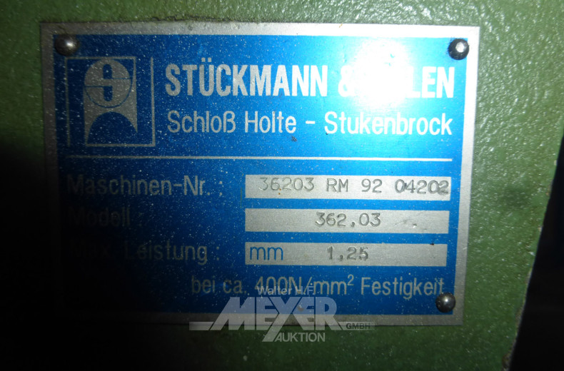 mech. 3-Rollen Blechwalze, 1.000 mm