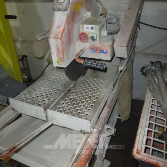 gr. Steinschneidetisch, fahrbar