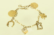 Bettelarmband mit 6 Anhängern
