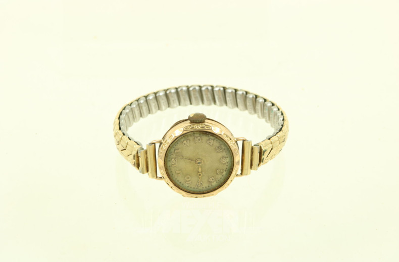 Damenarmbanduhr mit Elasto-Fixo-Armband