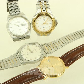 4 Herrenarmbanduhren