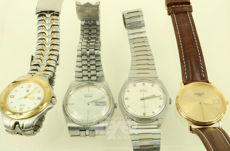 4 Herrenarmbanduhren